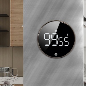 EMAF Timer da cucina digitale rotante conto alla rovescia magnetico Timer Countup ampio Display Timer regolabile Volume facile per anziani bambini - Product Image 3