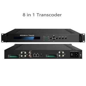 8 In1双方向トランスコーダーDVB-S CAM/CI解読Dvb-TビデオコンバータH.264およびMPEG-2フォーマットビデオコンバータ用 - Product Image 2