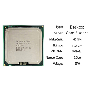Used Intel <strong>Core</strong> <strong>Dual</strong> <strong>Core</strong> E8400 LGA 775 Desktop <strong>Computers</strong> <strong>Processor</strong> 6MB 3.0 GHz 775-pin 65W 10 - Product Image 2