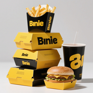 Bán Buôn Nhà Máy Đi Đi Bao Bì Thực Phẩm Để Đi Burger Hộp Tùy Chỉnh Pháp Khoai Tây Chiên Phục Vụ Container Nuggets Gà Chiên Hộp - Product Image 3