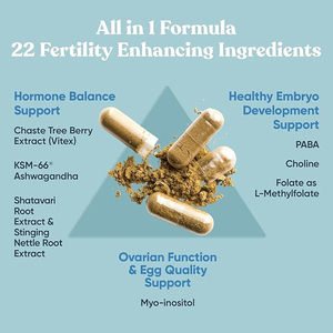 力量艾滋病概念激素增强帮助产前女性生育胶囊生育补充剂妇女 - Product Image 4