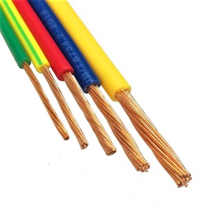 Ev ev kablolama bina <span class=keywords><strong>Bv</strong></span> Bvr elektrik teli kablosu 1.5mm 2.5mm 4mm 6mm tek çekirdekli Pvc yalıtım bakır tel kablo