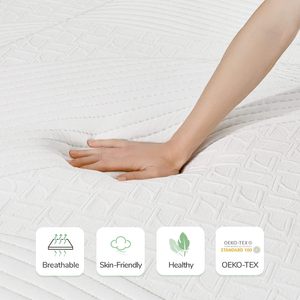 <strong>13</strong> Inch Vacuum Roll up Packing Wholesale Queen King <strong>Size</strong> Hypo-allergenic Memory <strong>Foam</strong> Pocket Spring Mattress in a Box - Product Image 4