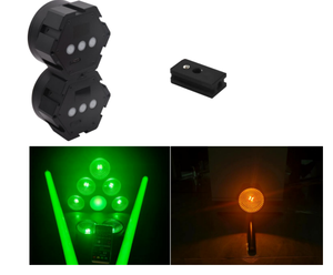 โคมไฟแบตเตอรี่ไร้สาย LED ไฟพิกเซลแบบตั้งโปรแกรมได้การควบคุมระยะไกลแบบ DMX สำหรับตกแต่งบาร์ดีเจไนท์คลับ - Product Image 3