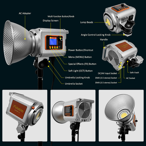 Uscita ZR-200PRO 200w 2700K-7500K Studio digitale Video flessibile pellicola a LED luce fotografia luce continua apparecchiature di illuminazione - Product Image 4