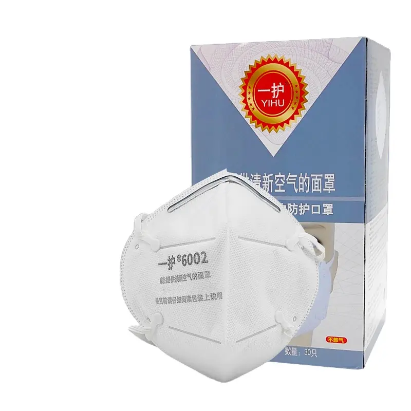 YIHU 6001 6002 หน้ากากนิรภัยกรองการป้องกันการหายใจเครื่องช่วยหายใจและหน้ากากกันฝุ่น