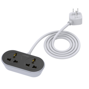 LDNIO SC2018 conectividad eléctrica universal 2 vías multi extensión de cable eléctrico toma de tiras de alimentación - Product Image 1