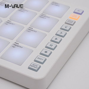Teclado MIDI profesional al por mayor, controlador MIDI con retroiluminación RGB