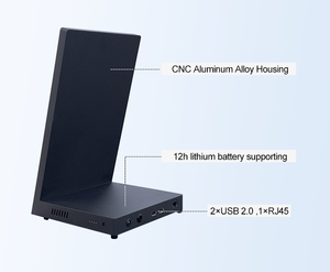 Taşınabilir 13.3 inç led reklam ekranı/tablet ekran kiosk/restoran ekran kartı - Product Image 3