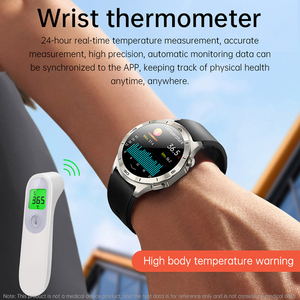 Jt600 Thông Minh Đồng Hồ Huyết Trái Tim Tỷ Lệ Huyết Áp Huyết Oxy Ngủ Massage Tập Thể Dục Tracker ECG SOS Smartwatch Cho Nam Giới - Product Image 3