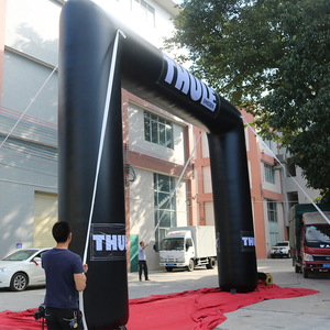 Inflatable PVC Race Arch Start Finish Line for Sports Events Air <strong>Dancer</strong> Tent With Mirror <strong>Ball</strong> Model for Parties - Product Image 4