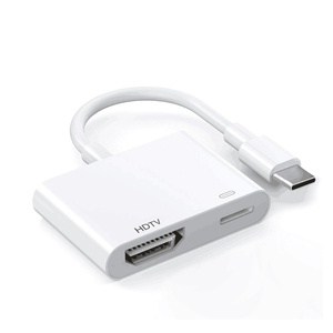 用于电视的USB C至HDTV，带充电端口的4K 60hz C型至HDTV适配器，兼容iPhone 16/15系列/iPad Pro/Galaxy - Product Image 1