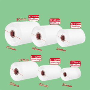 定制空白标签热收据纸热竞争价格纸卷3 1/8 ''* 230 '用于POS Atm银行 - Product Image 4