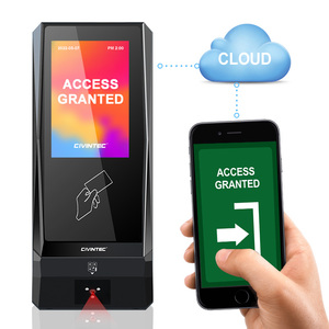 TCP/IP Online-Echtzeit-Cloud-Smart-Access-Control-System mit RFID NFC-Kartenleser mit Bluetooth-Tastatur