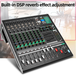 Biner DX10C Hot <strong>Sale</strong> Professional 48 V Phantom <strong>Power</strong> Sound Card USB 10 Channel Professional Audio <strong>Mixer</strong> for Stage Performance - Product Image 3