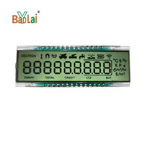 8 cifre 7 segmento lcd display per contatore dell'acqua display elettronico bianco/RGB retroilluminazione HT1621 modulo LCD - Product Image 3