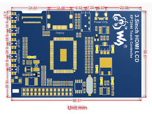 <strong>Raspberry</strong> <strong>Pi</strong> 3.5 Inch LCD Touchscreen 3.5Inch Display 60 Fps 1920*1080 IPS