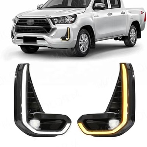 ไฟวิ่งกลางวัน LED สำหรับ Toyota Hilux Revo 2020 2021 2022 2023 DRL Revo ฝาครอบไฟตัดหมอกรถยนต์พร้อมไฟ LED - Product Image 6