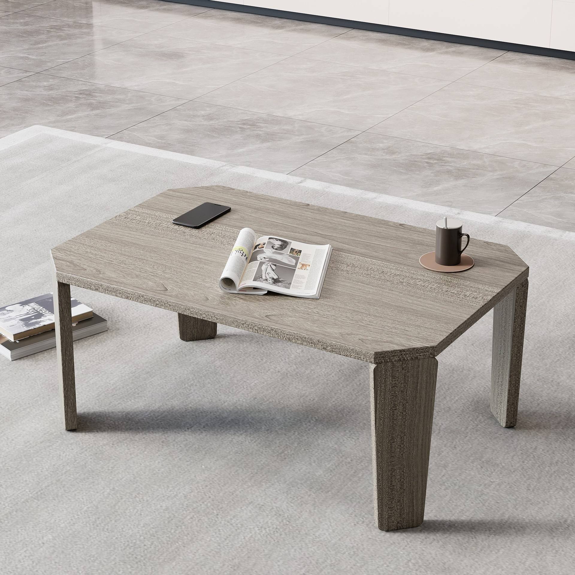 Grano de madera gris