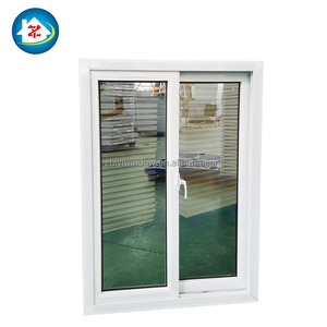 Anti hırsızlık Pvc pencere cibinlik ile 3 parça basit standart boyutu Upvc pencereler ve kapı Panama slayt pencere sinek ekran ile - Product Image 3