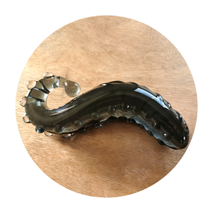 G-spot kích thích thủy tinh màu đen dildo trong suốt thủ dâm thủy tinh dương vật dildo đồ chơi tình dục cho người lớn màu đen thủy tinh yoni wand dương vật - Product Image 1