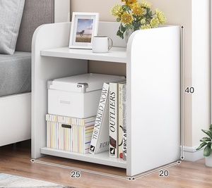 Mesita de noche multifuncional, moderna y sencilla, estante de almacenamiento pequeño, dormitorio principal, nuevo armario de almacenamiento, mesita de noche, armario pequeño - Product Image 2