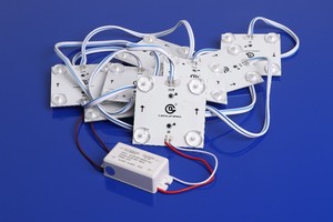 ใหม่2835 3LED ฉีดนำโมดูล12โวลต์ที่มีเลนส์กันน้ำ IP68 1.5วัตต์นำโมดูลแสงสำหรับป้ายโฆษณา - Product Image 6