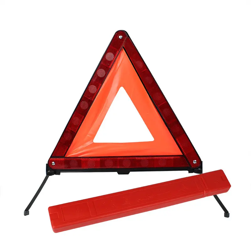 道路交通防風故障車早期警告装置トライアングル緊急キットサインドット反射警告トライアングルサイン