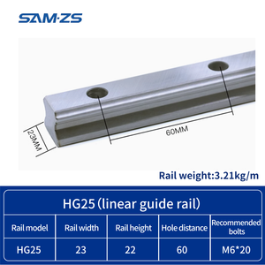 Sistema de riel de guía de movimiento lineal de precisión de alta velocidad EGW impermeable para maquinaria de procesamiento de alimentos embalaje guías lineales - Product Image 5