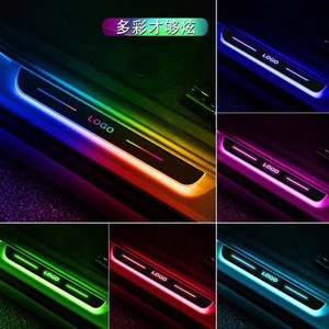 ไฟ LED ติดเพดานรถยนต์ไฟตกแต่งสีสันสดใสไฟแป้นเหยียบต้อนรับเซ็นเซอร์อัจฉริยะ - Product Image 4