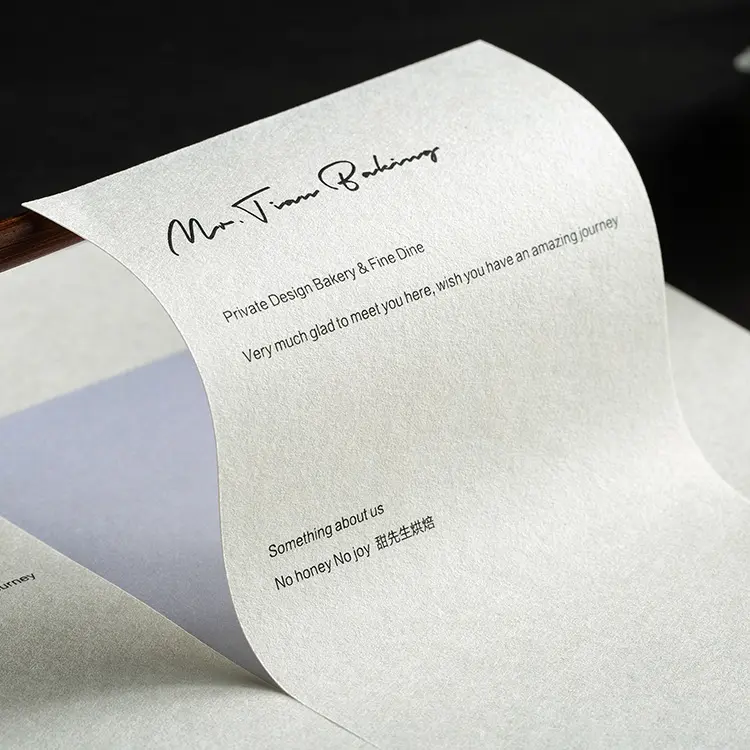 Carta bianca avorio Texture grandi etichette personalizzate a forma di etichette opache Texture etichetta adesiva carta