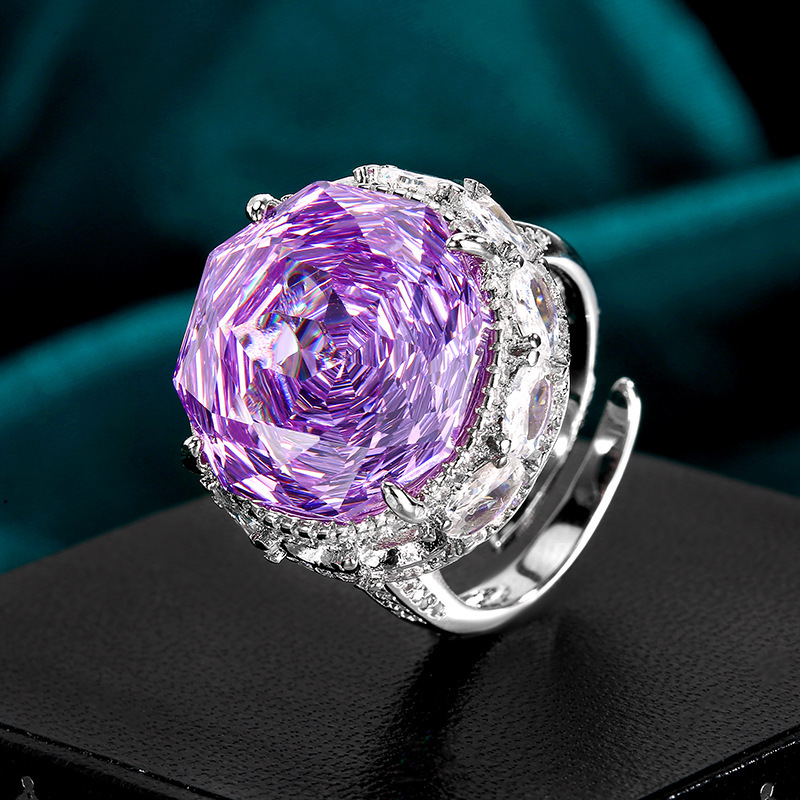 Bague Roland en or blanc, taille ajustable