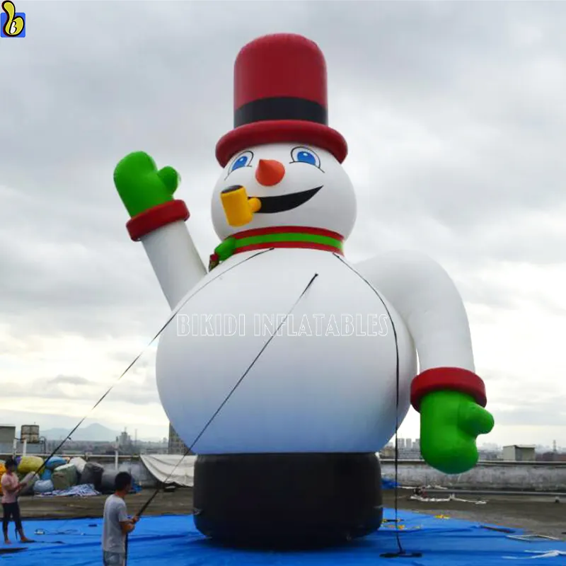 Kerst decoratie Opblaasbare sneeuwpop giant sneeuwpop voor koop C1036