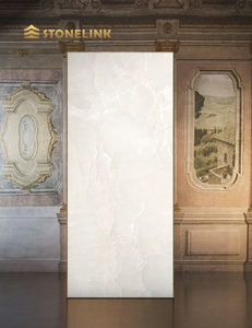 Stonelink Customized Natural Backlit Translucent Polished Rose Pink Onyx Marble Stone Slabs for Tiles Vanity Tops - Product Image 6
