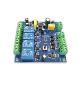 AC 220V Modbus RTU Módulo de relé de 4 canales Interruptor RS485/TTL Interfaz UART Salida de entrada de cuatro vías