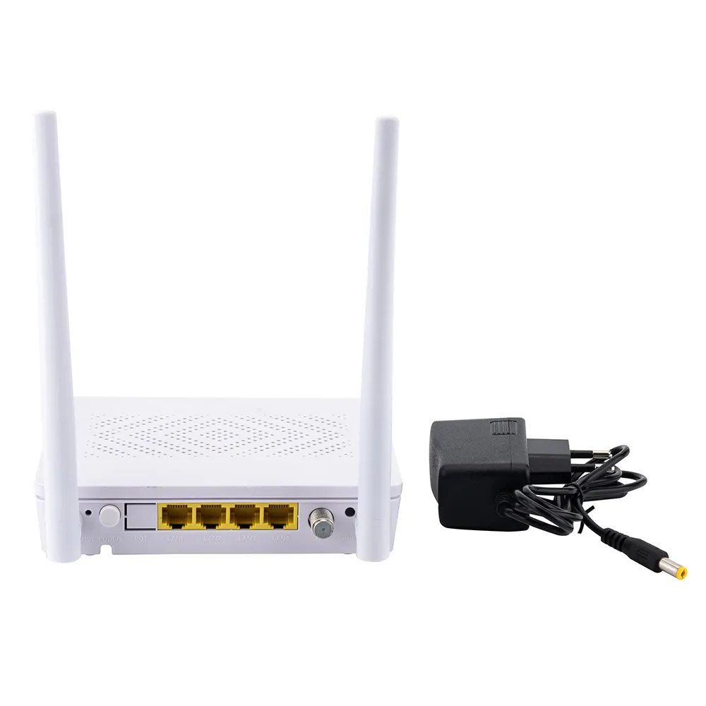 Xpon gpon epon onu ont modem 1ge + 3fe + wifi + catv + usb