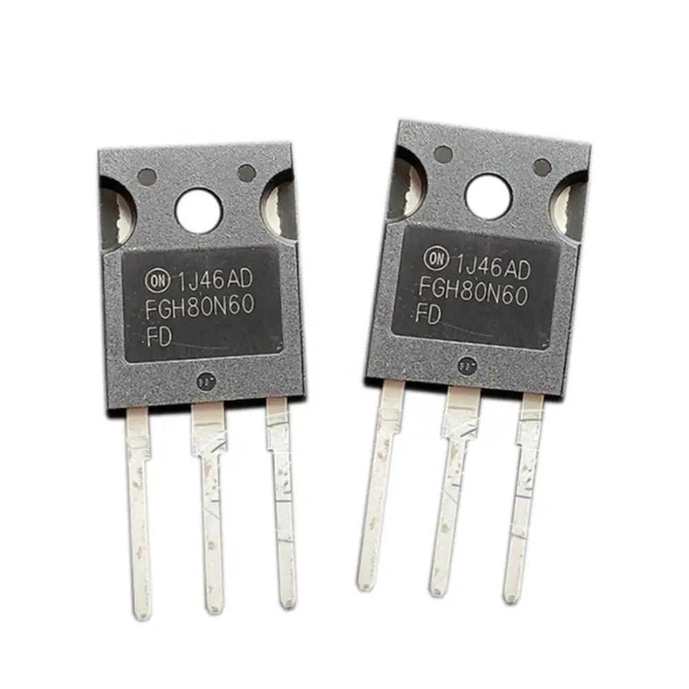 FGH80N60FD TO-247 FGH80N60 80A 600V IGBT transistor de alta potência MOSFET componente eletrônico