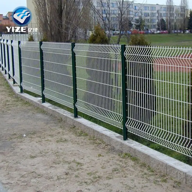 Clôture de jardin verte de haute qualité, en fer