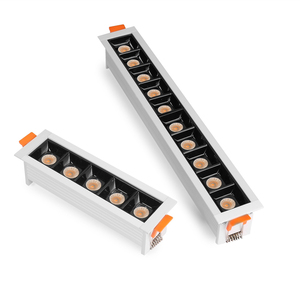 Optimum aydınlatma için 5-Head 10W & 20W LED gömme lineer Downlight ticari ofis tavan spot - Product Image 5