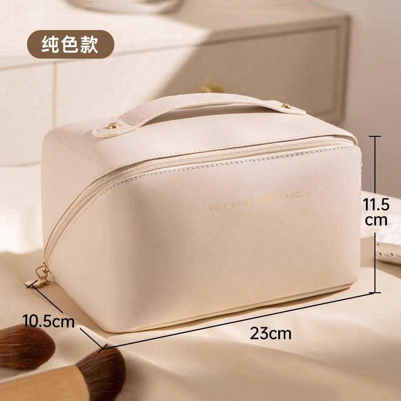 Trousse de maquillage oreiller blanc