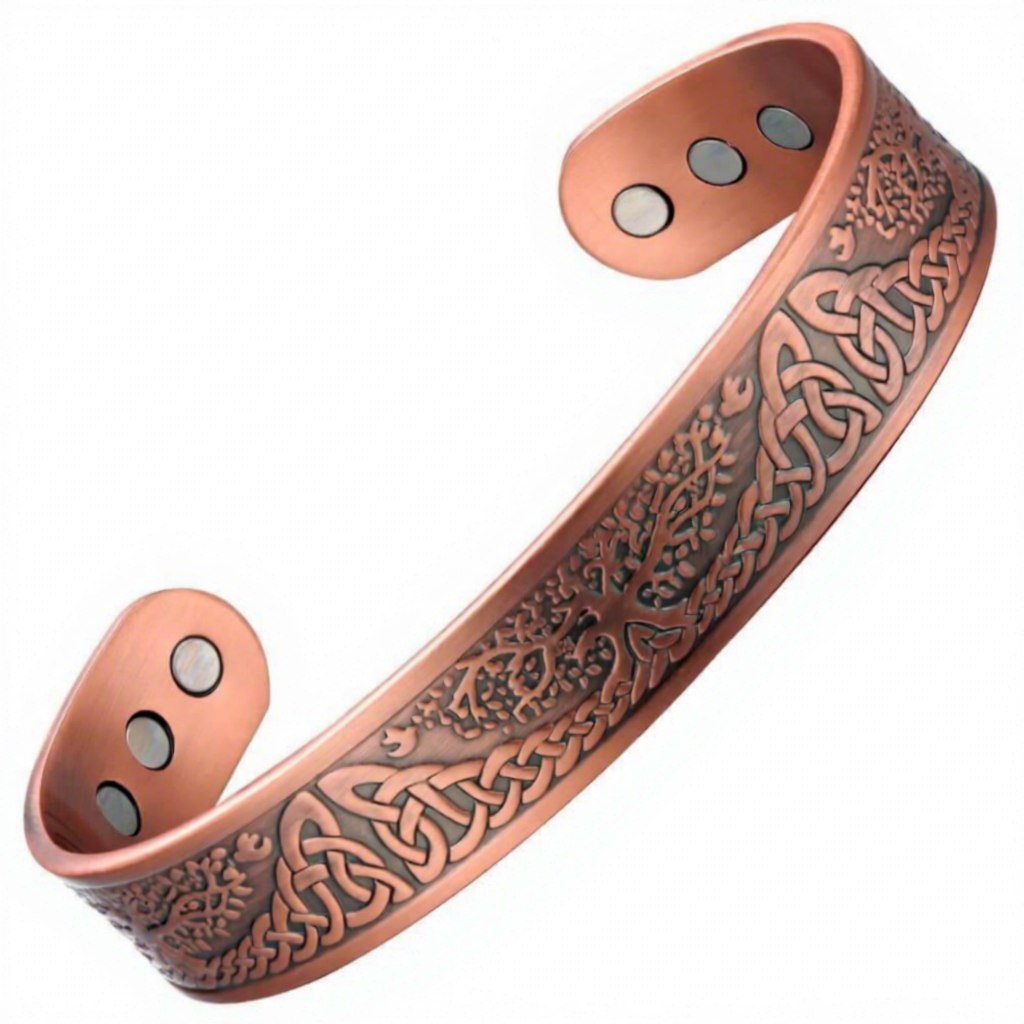 Pulsera de cobre con 6 imanes