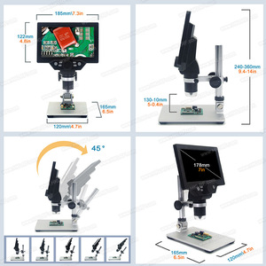 新型Deft显微镜G1200 1-1200X液晶数字显微镜，带支架和基站 - Product Image 4
