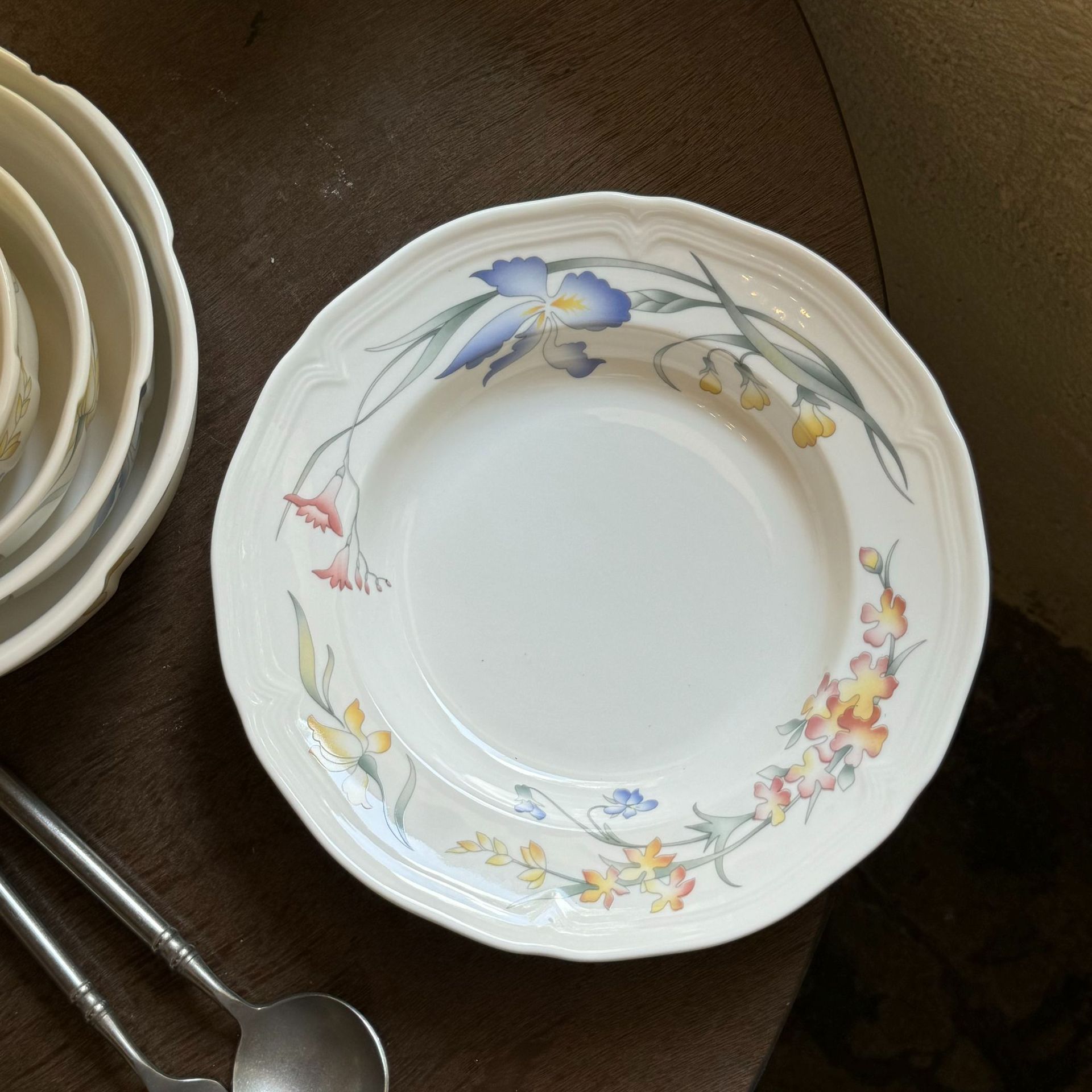 Plat profond fleur 23*4
