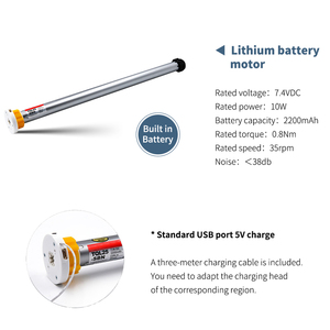 Tende a Rullo Motorizzate Zebra Oscuranti Compatibili con <span class=keywords><strong>Alexa</strong></span>, con Telecomando, Tessuto Jacquard Semioscurante - Product Image 5