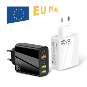 65W PD caricatore rapido 2 tipo-C 3 USB 5 porte QC3.0 compatibile adattatore di uscita multipla per i telefoni cellulari MACBOOK EU US UK Travel - Product Image 2