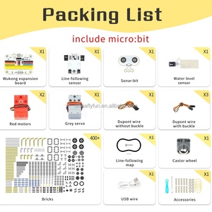 Stemedu 30 in 1 Wonder Student Building Bricks Coding Kit Micro:bit用のプログラム可能なSTEM教育学習キット - Product Image 2