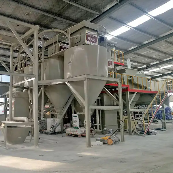 Automatic Stucco Plaster Inside Decoration Dry Mix Mortar Mixing Production Machine und Bagging Line Plant