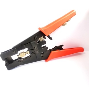 用于同轴F/BNC / RCA RG6的压接工具专业连接器压缩压接器 - Product Image 1