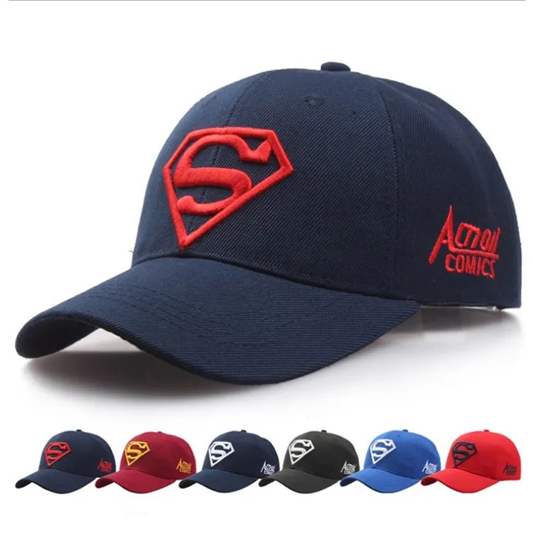 Hombre 6 Panel fábrica ajustable moda apliques sombrero deporte Logo gorra de béisbol