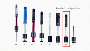 便携式里氏金属硬度测试仪，用于块状里氏布氏维克斯肖罗氏HRB HRC - Product Image 5